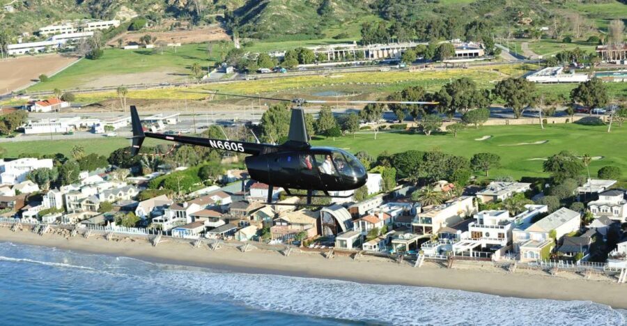 California Coastline & Hollywood Celebrity Helicopter Tour - The 30-Minute Helicopter Window Over Los Angeles