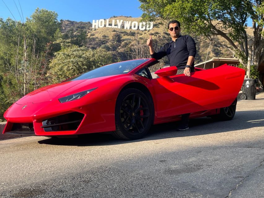 Hollywood Sign 50 Min Lamborghini tour (drive or be driven) - Key points to know before you go
