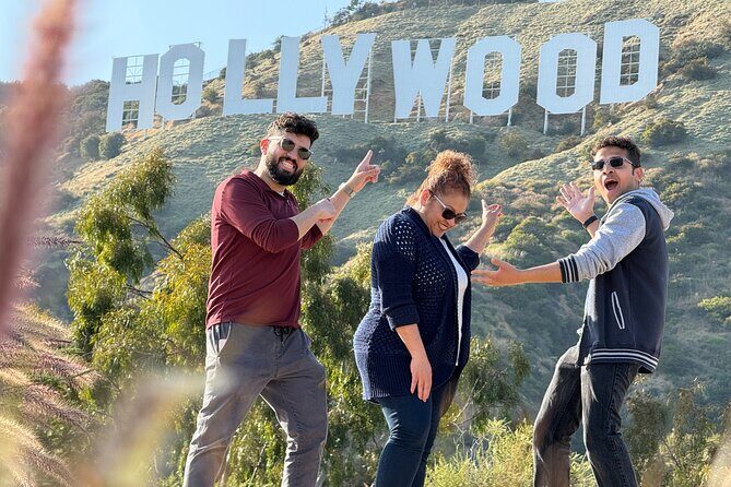 Hollywood Sign Express Tour with Comedians and Their Dogs - Dogs on the trail: Scout, Grizz, Lola, and Mozart make it feel easy