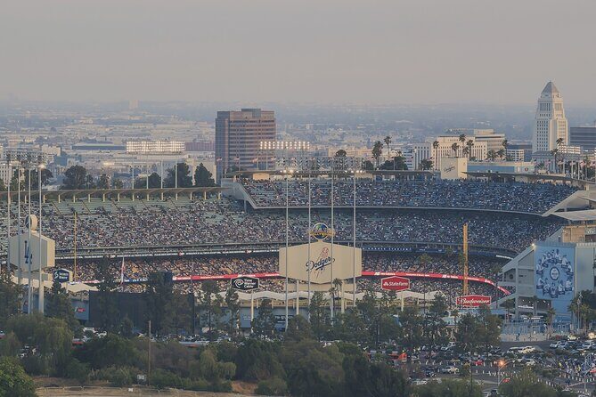 Los Angeles Dodgers Baseball Game at Dodger Stadium - Dodger Stadium: a ballpark perched over the city