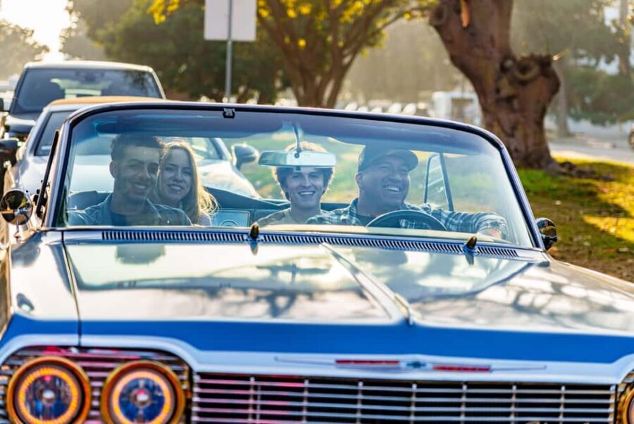 Los Angeles: Golden Route Tour in a Classic Lowrider - Beverly Hills Sign Pickup at 1300 Park Way: The Easy Start