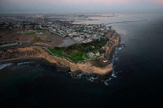Private Helicopter Tour of Rancho Palos Verdes, Los Angeles, and Long Beach - Terranea Resort and Trump National Golf Club: Cliffs, Coves, and Money-View LA